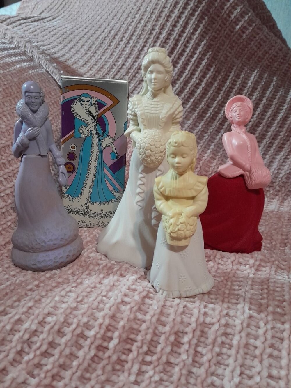 Vintage Avon Decorative Bottles 1970's - Lot of 4